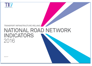 Cover of Transport Infrastructure Ireland’s ‘National Road Network Indicators 2016’ report